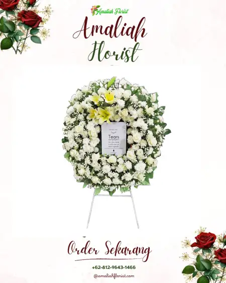 Krans Bunga Duka Merakurak